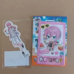 けちゃ ノベルティステッカー ランダムフォトカード
