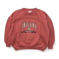 USA 古着 90S インディアナ大学 カレッジ ヴィンテージ スウェット 刺繍