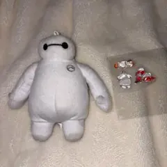 ベイマックス ぬいぐるみ マスコットぷくぷくシール付き