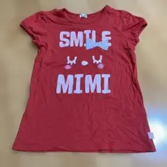 KP☆ニットプランナー☆顔モチーフTシャツ☆160cm☆パフスリーブ☆即購入可能