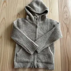 エヴァムエバァ　子供　ニットパーカージャケット　evam eva