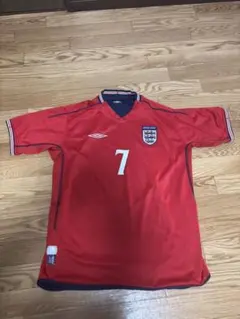 希少・刺繍ロゴ】2002年W杯 ペプシ ベッカム ゲームシャツ L〜XL相当