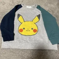 【訳あり】ポケットモンスター　ピカチュウ　トレーナー　100サイズ