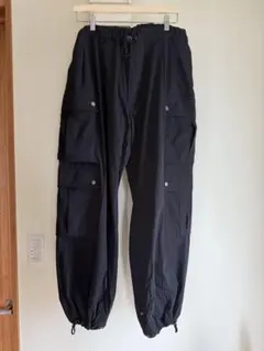 24SS comoli オックス ニータックカーゴパンツ ブラック サイズ 1