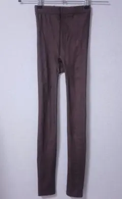 ホームクリーニング済み　透け感レギンスブラウン 透け感　M~L ストッキング風