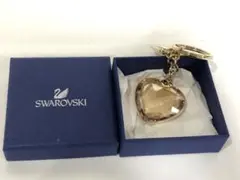 Swarovski ハート型キーホルダー　ゴールド　タ164