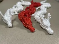 3D プリンター　ドラゴン　龍　3点セット