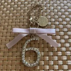 カラーズバイジェニファースカイ　バッグチェーン　数字 6