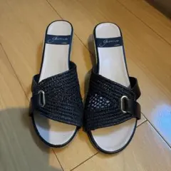 GAIMO エスパドリーユ サンダル ブラックのサムネイル