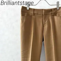 Brilliantstage スラックス センタープレス ポケット付き シンプル