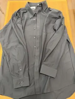 LES MUES ダークグレー ワイシャツ 3L