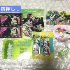 【蛙吹梅雨 グッズセット】クリアカード 箔押し アンブレラチャーム 特典