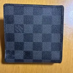 ルイヴィトン ダミエ・グラフィット 二つ折り財布 小銭入れ付き ジャンク品