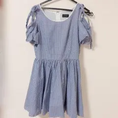 evelyn ギンガムチェック ワンピース