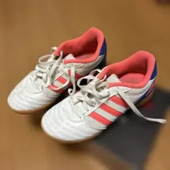 adidas sala フットサルシューズ 21.5cm ホワイト