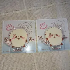 ちいかわ　アクリルシーンクリップ　ラッコ　風呂‼︎!