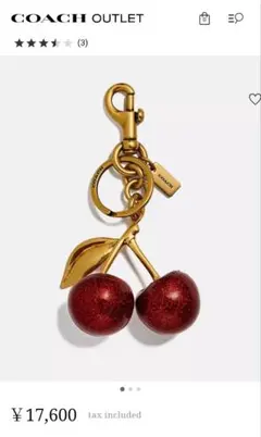 【極美品】コーチ アクセサリーポーチ チェリーチャーム 黒 ブラック 本革 c3 2025年最新】coach チェリーの人気アイテム - メルカリ