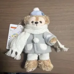 【新品】ディズニーダンシングスノーフレークスダッフィーぬいぐるみバッジ