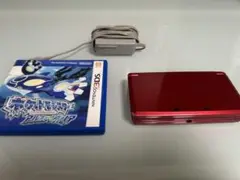 ニンテンドー3DS レッド 本体 + ポケモンソフト