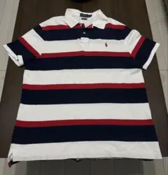POLO RALPH LAURENカスタムスリムフィット XL 半袖ラガーシャツ