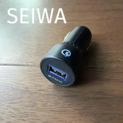 【美品】セイワ（SEIWA）製　車載用USB充電器　SiNCブランド）
