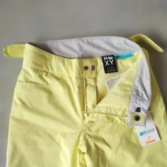 【タグ付き未使用】ROXYロキシー　 スノーボードパンツ　 イエロー 150cm