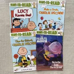 ·スヌーピー· 英語絵本 4冊・読み聞かせ　英語多読　洋書児童書 英語教育　絵本