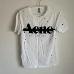 Aene STOCKHOLM ペイント柄 Tシャツ ホワイト 150〜160のサムネイル