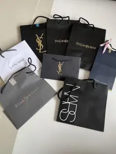 ショップ袋セット（YSL、Lancôme、NARSなど）