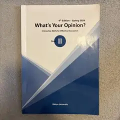 What's Your Opinion? Book II 4th Edition