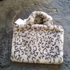 ㉒ヒョウ柄ファーバッグギャル2way