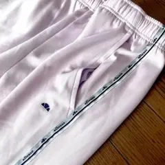 ellesse ピンク サイドストライプ ジャージパンツ Lサイズ