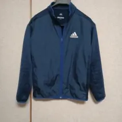 adidas 秋冬生地裏フリース ウィンドブレーカー 150 身丈60身幅50