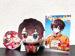 あっと　ちびぐるみ BIG缶バッチ　ブロマイド　AMPTAKxCOLORS