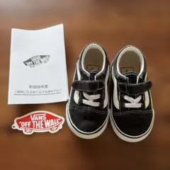 VANS スニーカー オールドスクール　ブラック/ホワイト 13cm