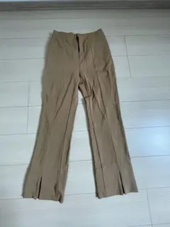 ミラオーウェン　スリットパンツ