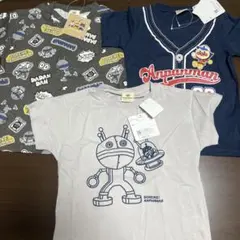 アンパンマン　バイキンマン　ダダンダン　半袖Tシャツ　110 ３枚セット