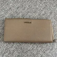 FURLA フルラ 長財布 L字ファスナー バビロン BABYLON ベージュ