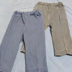 スマイルパンツ 七分　2点セット　110cm