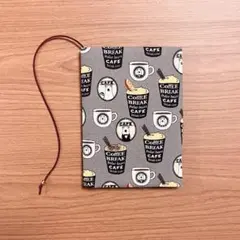 【 文庫本 】ブックカバー ハンドメイド しろくま カフェ モカベージュ