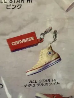 CONVERSEめじるしアクセサリー ナチュラルホワイト