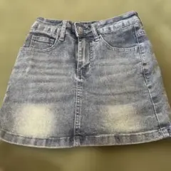 デニムブルー タイトスカート