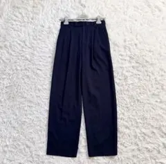 【着用1回】ジャーナルスタンダードレサージュウールトリコチン2タックワイドパンツ