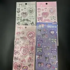 ビジューシール 4種類 クロミ マイメロ サンリオ