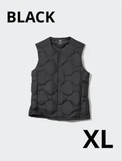 ユニクロ　ウルトラライトダウンコンパクトベスト　ウェーブキルト　ブラックXL