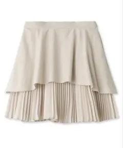 SNIDEL スナイデル オーバーラップミニスカート