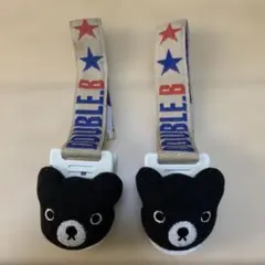 ミキハウス　DOUBLE.B ダブルビー　くま ブランケットクリップ