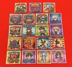 【未使用19枚】エヴァンゲリオンマン　コラボシール　綾波レイ　アスカ　碇シンジ