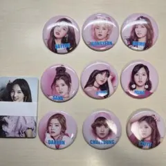 TWICE twice #TWICE3 缶バッジ トレカ セット