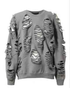 nubian junnakayama DISTRESSED CREWNEC - メルカリ